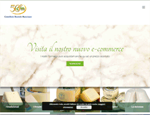 Tablet Screenshot of caseificiomanciano.it